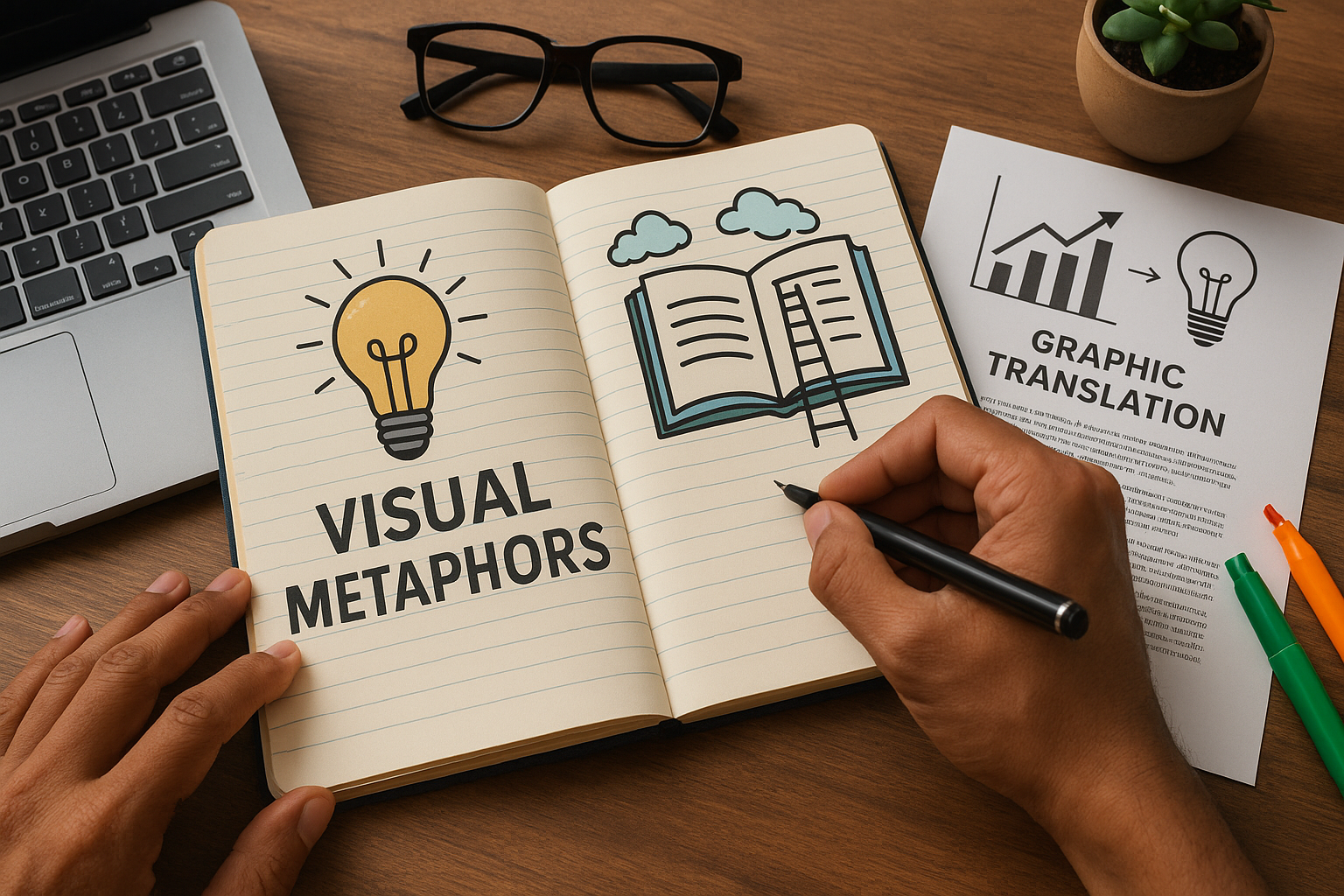 Visual Metaphor Course: Clarity in Learning Design. Master graphic translation